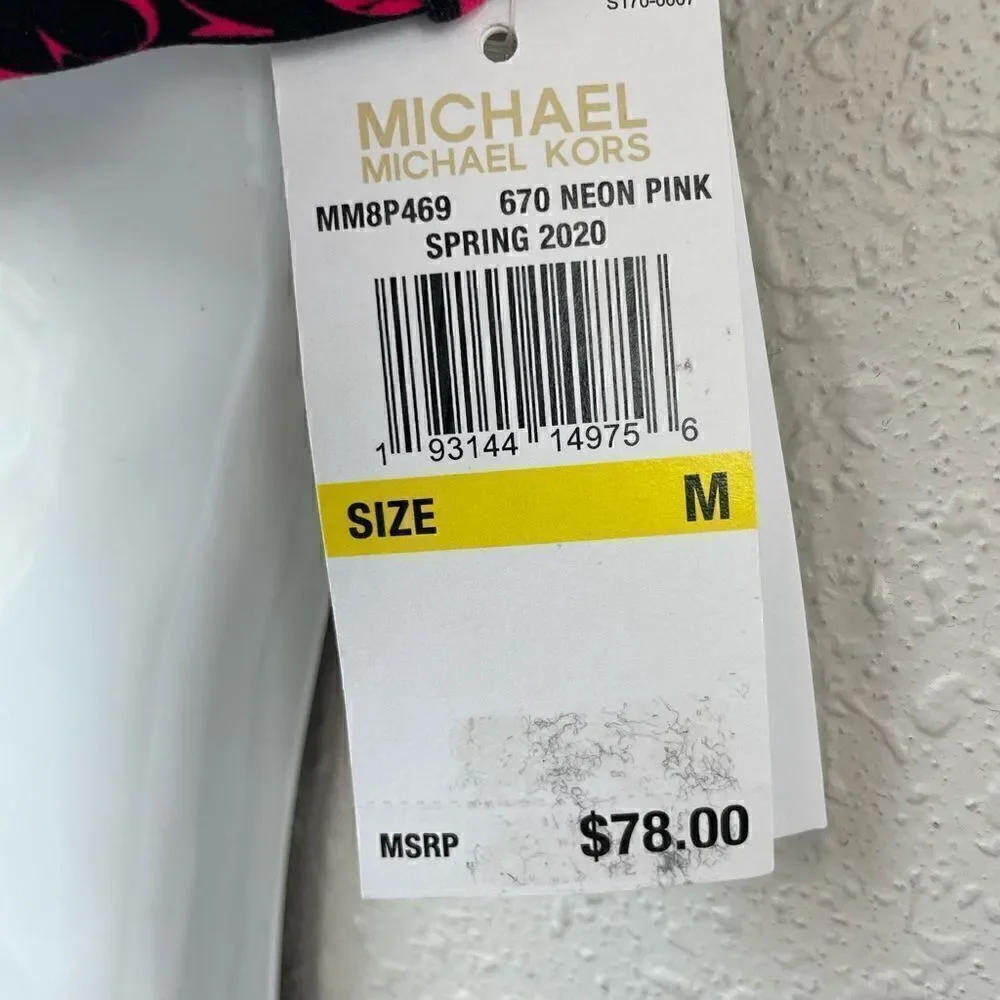 NWT MICHAEL Michael Kors Matching Bikini Top and Bottoms Size M